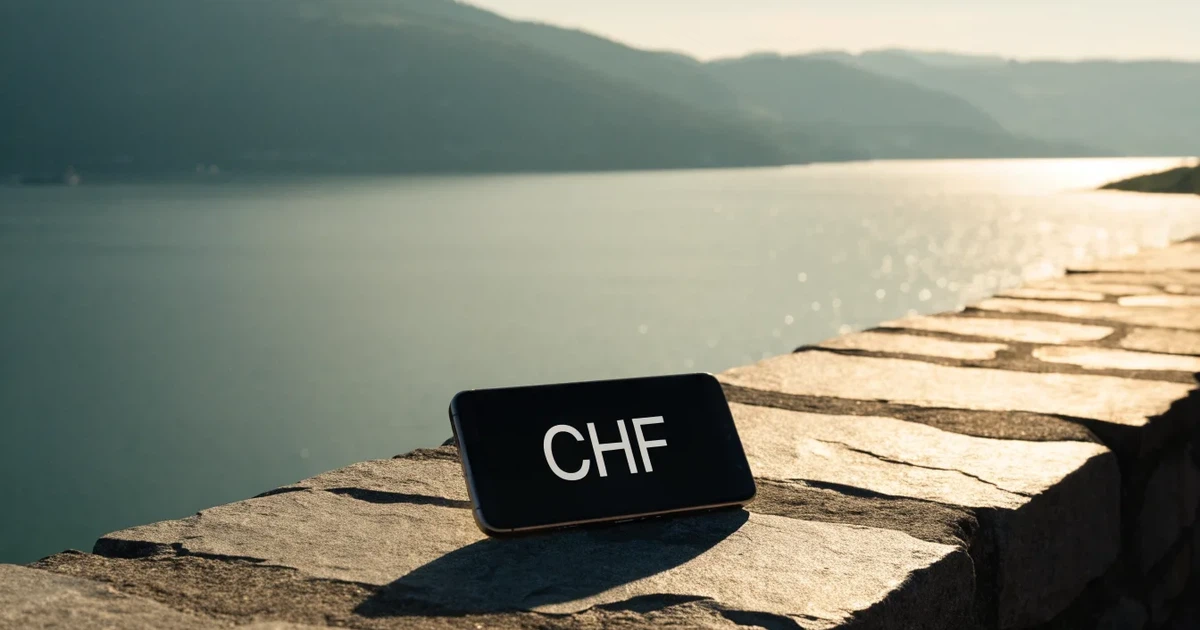 Eine Lederbörse und ein Schlüsselbund liegen auf der Steinbrüstung einer Seepromenade, dahinter glitzert der See im späten Nachmittagslicht.