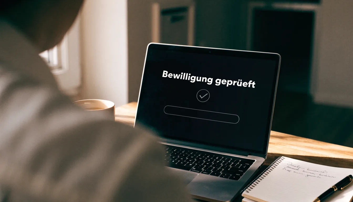 Die Fassade eines Steingebäudes mit Säulen an einem ruhigen Platz im Morgenlicht, ohne Menschen davor.